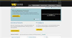 Desktop Screenshot of business.westernunion.ie