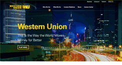 Desktop Screenshot of corporate.westernunion.com